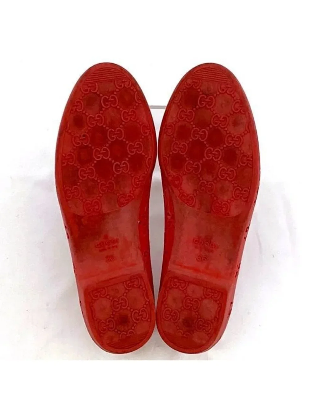 Gucci Shoes Red Orange Cima - Picture 3 of 10